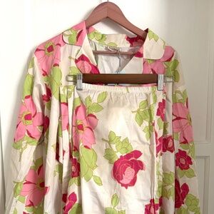 Bed Head Floral Pajamas Set L NWT